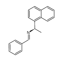 (1R)-1-(1-naphthyl)-N-(phenylmethylene)ethanamine Structure