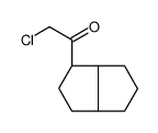 Ethanone, 2-chloro-1-(octahydro-1-pentalenyl)- (9CI) Structure