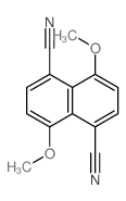 1,5-Naphthalenedicarbonitrile,4,8-dimethoxy- Structure