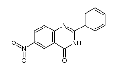 6-nitro-2-phenylquinazolin-4(3H)-one结构式