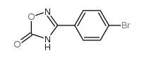 3-(4-溴苯基)-1,2,4-噁二唑-5(4H)-酮结构式