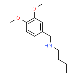 butyl[(3,4-dimethoxyphenyl)methyl]amine structure