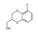 (5-Fluoro-2,3-dihydrobenzo[b][1,4]dioxin-2-yl)Methanol Structure