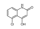 5-chloro-2,4-quinolinediol结构式