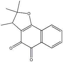 2,3-dihydro-2,2,3-trimethylnaphtho[1,2-b]furan-4,5-dione Structure