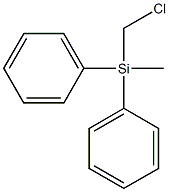 (chloromethyl)diphenylmethylsilane Structure