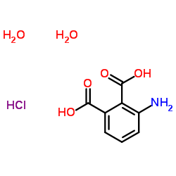 3-Aminophthalic acid hydrochloride dihydrate structure