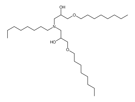 1-[(2-hydroxy-3-octoxypropyl)-octylamino]-3-octoxypropan-2-ol Structure