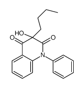 (3R)-3-butyl-3-hydroxy-1-phenylquinoline-2,4-dione结构式