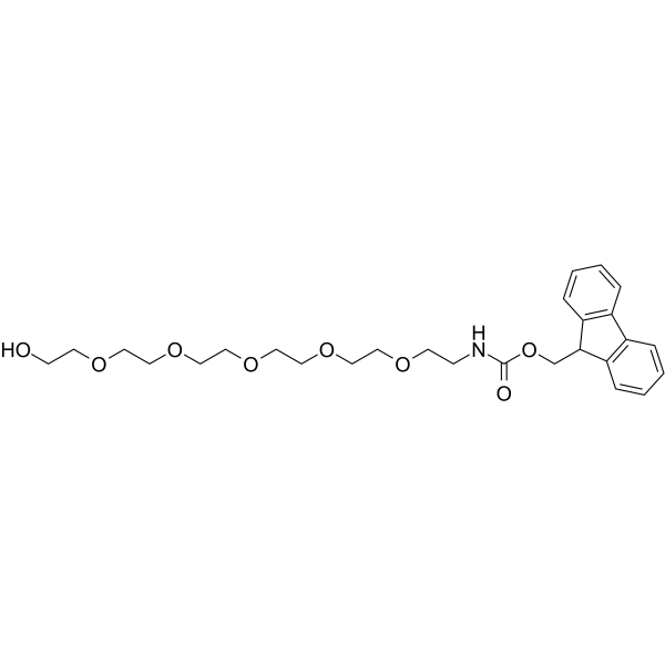 Fmoc-NH-PEG6-alcohol structure