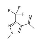 1-[1-methyl-3-(trifluoromethyl)pyrazol-4-yl]ethanone Structure