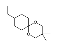 9-ethyl-3,3-dimethyl-1,5-dioxaspiro[5.5]undecane结构式