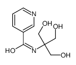 N-[1,3-dihydroxy-2-(hydroxymethyl)propan-2-yl]pyridine-3-carboxamide结构式