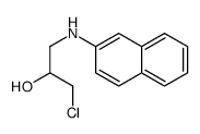 1-chloro-3-(naphthalen-2-ylamino)propan-2-ol结构式