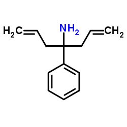 4-Phenyl-1,6-heptadien-4-amine Structure