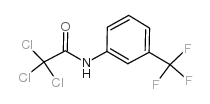 Acetamide,2,2,2-trichloro-N-[3-(trifluoromethyl)phenyl]- structure