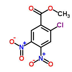 Methyl 2-chloro-4,5-dinitrobenzoate结构式