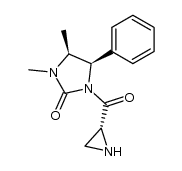 (4R,5S,2'R)-1,5-dimethyl-3-[(2'-aziridinyl)carbonyl]-4-phenylimidazolidin-2-one Structure