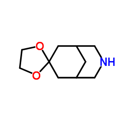 Spiro[7-azabicyclo[3.3.1]nonane-3,2'-[1,3]dioxolane] Structure