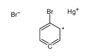 bromo-(4-bromophenyl)mercury Structure