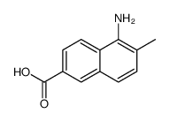 2-Naphthalenecarboxylicacid,5-amino-6-methyl-(9CI) Structure