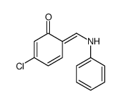 6-(anilinomethylidene)-3-chlorocyclohexa-2,4-dien-1-one Structure