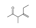 3-Methyl-4-methylene-2-hexanone structure