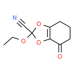 1,3-Benzodioxole-2-carbonitrile,2-ethoxy-4,5,6,7-tetrahydro-4-oxo-(9CI)结构式