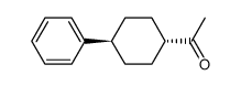 trans-1-(4-Phenylcyclohexyl)-1-ethanon结构式
