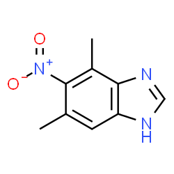 1H-Benzimidazole,4,6-dimethyl-5-nitro-(9CI) Structure
