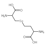 Butanoic acid,2-amino-4-[(2-amino-2-carboxyethyl)seleno]-结构式