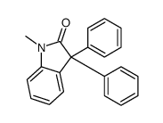 1-methyl-3,3-diphenylindol-2-one结构式