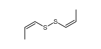 (Z,Z)-Bis(1-propenyl) disulfide结构式