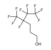 4,5,5,6,6,6-hexafluoro-4-(trifluoromethyl)hexan-1-ol结构式