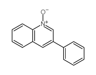Quinoline, 3-phenyl-,1-oxide结构式