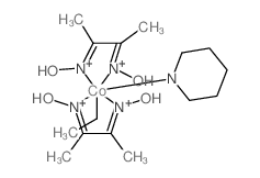 cobalt; ethane; N-[(Z)-3-nitrosobut-2-en-2-yl]hydroxylamine; pyridine structure