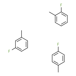 1-fluoro-2-methyl-benzene; 1-fluoro-3-methyl-benzene; 1-fluoro-4-methyl-benzene Structure