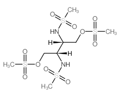 Methanesulfonamide,N,N'-[1,2-bis[[(methylsulfonyl)oxy]methyl]-1,2-ethanediyl]bis-, [S-(R*,R*)]-(9CI)结构式