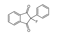 2-fluoro-2-phenylindene-1,3-dione结构式