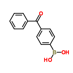 (4-Benzoylphenyl)boronic acid Structure