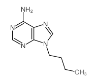 9-丁基-9H-嘌呤-6-胺结构式
