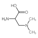 2-amino-3-(dimethylamino)propanoic acid结构式