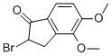 2-bromo-2,3-dihydro-4,5-dimethoxy-1h-inden-1-one structure