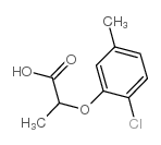 2-(2-氯-5-甲基苯氧基)丙酸结构式
