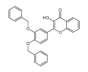 2-(3,4-双(苄氧基)苯基)-3-羟基-4H-苯并吡喃-4-酮图片