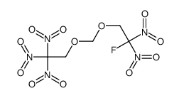 2-[(2-fluoro-2,2-dinitroethoxy)methoxy]-1,1,1-trinitroethane结构式