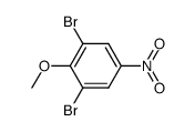 1,3-dibromo-2-methoxy-5-nitrobenzene structure