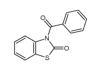 3-benzoyl-2(3H)-benzothiazolone Structure