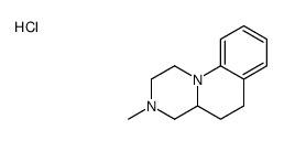 3-methyl-1,2,4,4a,5,6-hexahydropyrazino[1,2-a]quinoline,hydrochloride结构式