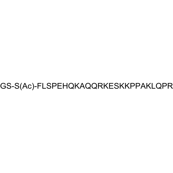 (Ser(Ac)3)-Ghrelin (mouse, rat) Structure